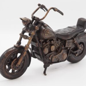 Harley Davison Motor Cycle Bronze Sculpture 1 | Avant Garden Bronzes