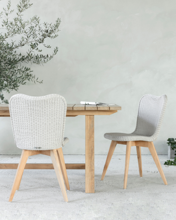 Lena Dining Chair Teak Base Available In 3 Colours By Vincent Sheppard 8 | Avant Garden Bronzes