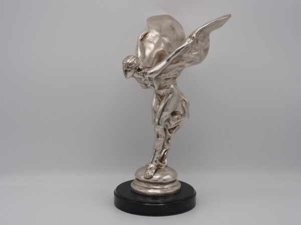 Iconic Art Nouveau Silver Lady Luxury Bronze Sculpture Spirit of Ecstasy MO 61 1 | Avant Garden Bronzes