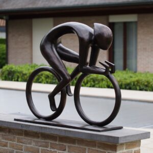 Tour de France Cyclist Bronze Modern Sculpture 1 | Avant Garden Bronzes
