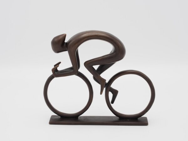 Tour de France Small Cyclist Bronze Modern Velo Sculpture 1 | Avant Garden Bronzes
