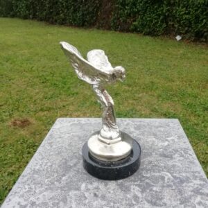 Art Nouveau Iconic Luxury Silver Lady Bronze Sculpture Spirit of Ecstasy CL11 | Avant Garden Bronzes