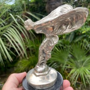 Art Nouveau Luxury Iconic Silver Lady Bronze Sculpture Spirit of Ecstasy CL 11 3 | Avant Garden Bronzes