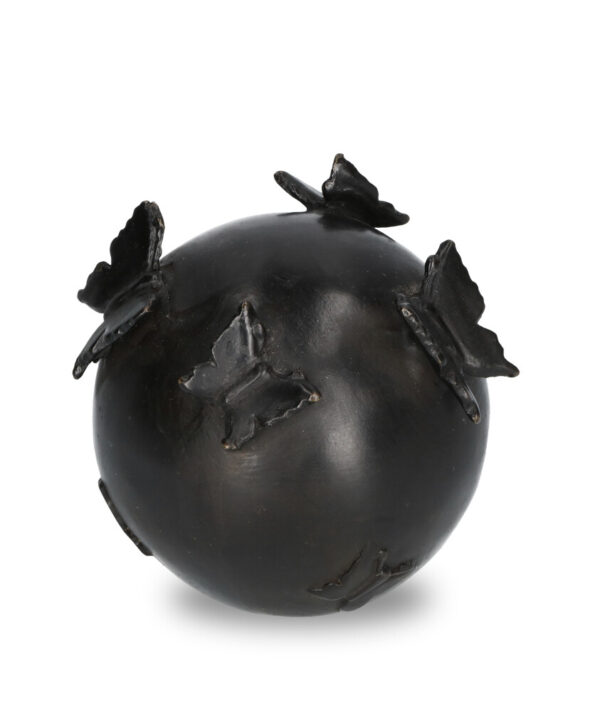 Sphere Mini Butterflies Cremation Urn For Ashes Keepsake Bronze Sculpture MESU 49 1 | Avant Garden Bronzes