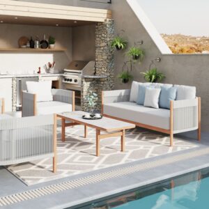 Cocoon Deep Seating Outdoor Lounge Garden Furniture Suite 3 | Avant Garden Bronzes