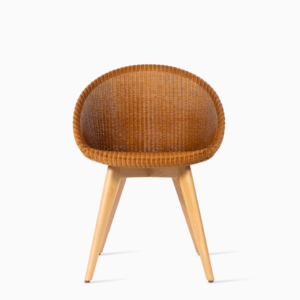 Joe Dining Chair Oak Base Lloyd Loom by Vincent Shepphard Available in 27 Colours 1 | Avant Garden Bronzes