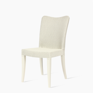Melissa Dining Chair Painted Wood Base Lloyd Loom by Vincent Sheppard 1 | Avant Garden Bronzes