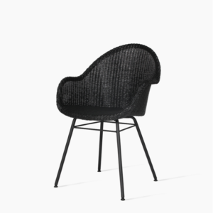 Avril HB A Base Black Dining Chair Lloyd Loom by Vincent Sheppard 6 | Avant Garden Bronzes