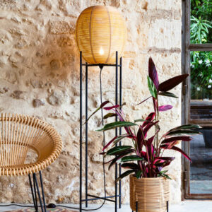 Cruz Lazy Chair Natural Rattan Interior Lounge by Vincent Sheppard 6 | Avant Garden Bronzes