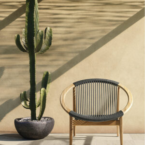 Frida Lounge Chair Untreated Teak Home & Garden Furniture by Vincent Sheppard 1 | Avant Garden Bronzes