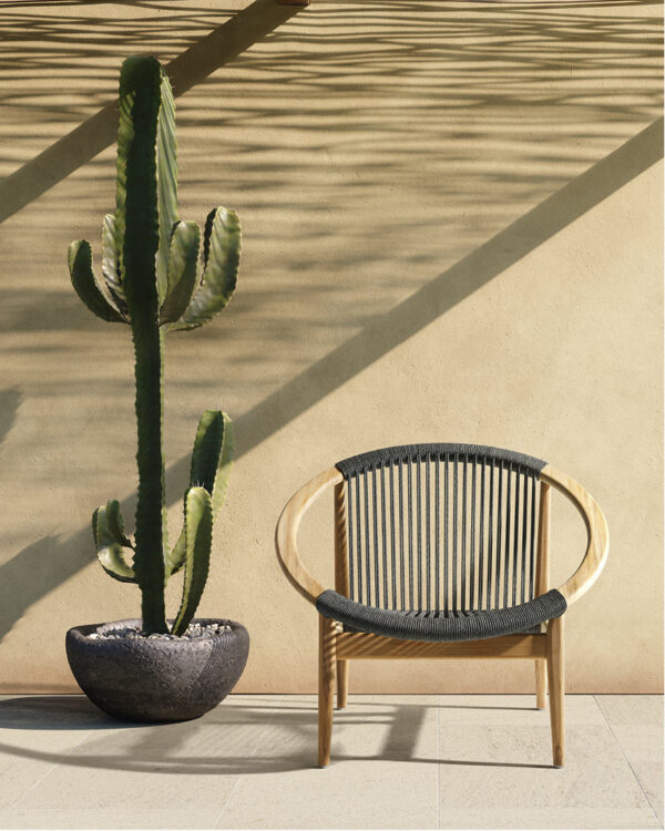 Frida Lounge Chair Untreated Teak Home & Garden Furniture by Vincent Sheppard 1 | Avant Garden Bronzes