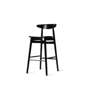 Teo Nearly Black Counter Stool Plywood Seat Interior Furniture by Vincent Sheppard 2 | Avant Garden Bronzes