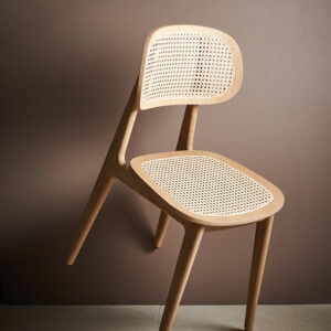 Titus Dining Chair Natural Oak and Cane Weave by Vincent Sheppard 1 | Avant Garden Bronzes