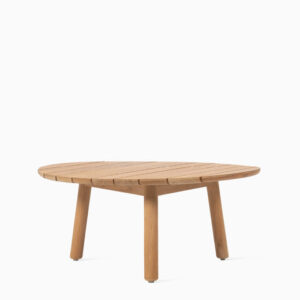 Anton Coffee Table Solid Teak Round Outdoor Furniture by Vincent Sheppard 1 | Avant Garden Bronzes