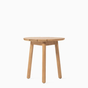 Anton Side Table Solid Teak Round Outdoor Furniture by Vincent Sheppard 1 | Avant Garden Bronzes