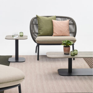 Kodo Lounge Chair Fossil Grey Outdoor Garden Furniture by Vincent Sheppard 1 | Avant Garden Bronzes
