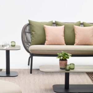 Kodo Lounge Sofa Fossil Grey Outdoor Garden Furniture 3 | Avant Garden Bronzes
