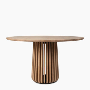 Maru 130cm Round Oak Dining Table Handcrafted Interior Furniture by Vincent Sheppard 1 | Avant Garden Bronzes