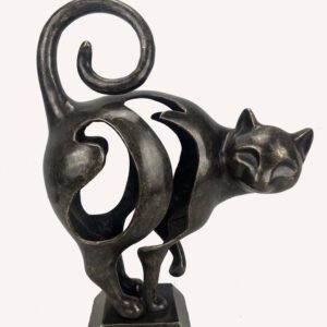 Modern Art Cat Bronze Sculpture CA 26 1 | Avant Garden Bronzes
