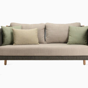 Lento Lounge Sofa 2.5S Deep Seating Outdoor Garden Furniture by Vincent Sheppard 2 | Avant Garden Bronzes