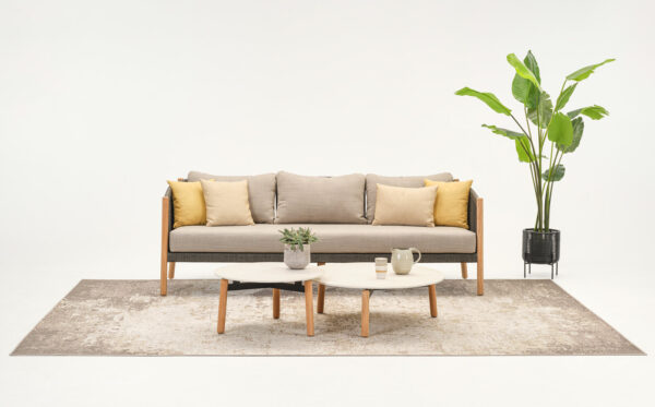 Lento Lounge Sofa 3S Deep Seating Outdoor Garden Furniture by Vincent Sheppard 1 | Avant Garden Bronzes