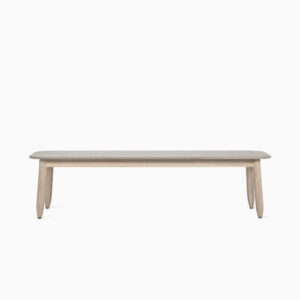 David Coffee Table 129 x 45cm Stained Brushed Teak, Ceramic Top By Vincent Sheppard | Avant Garden Bronzes