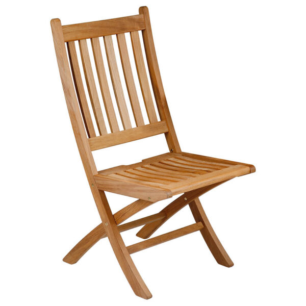 Ascot Dining Folding Chair Solid Teak By Barlow Tyrie 1 | Avant Garden Bronzes