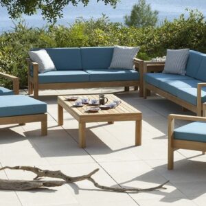 Linear Six Piece Deep Seating Lounge Suite By Barlow Tyrie | Avant Garden Bronzes