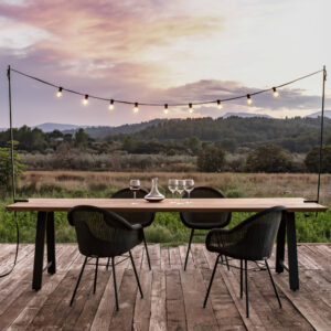 Matteo Dining Table 215 X 100cm Outdoor Garden Furniture By Vincent Sheppard 3 | Avant Garden Bronzes