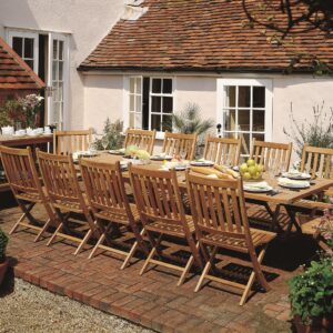 Arundel And Ascot 12 Seater Dining Set By Barlow Tyrie | Avant Garden Bronzes