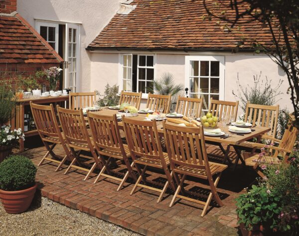 Arundel And Ascot 12 Seater Dining Set By Barlow Tyrie | Avant Garden Bronzes