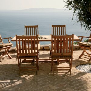 Ascot And Arundel 6 Seater Dining Set By Barlow Tyrie | Avant Garden Bronzes