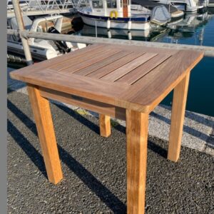 Colchester Side Table 54 Square Solid Teak By Barlow Tyrie 2 | Avant Garden Bronzes