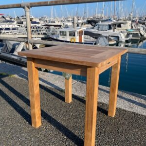 Colchester Side Table 54 Square Solid Teak By Barlow Tyrie 3 | Avant Garden Bronzes