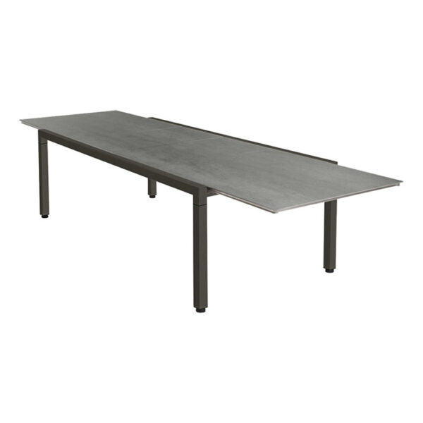 Equinox Extending Table 360 Powder Coated Stainless Steel By Barlow Tyrie 1 | Avant Garden Bronzes