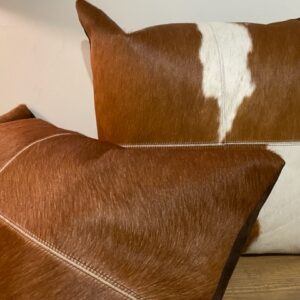 Golden Guernsey Cowhide Cushion 2 | Avant Garden Bronzes