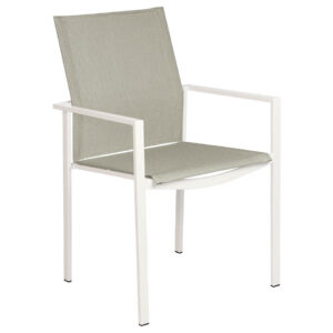 Mercury Seagull Stackable Armchair Powder Coated Stainless Steel By Barlow Tyrie | Avant Garden Bronzes