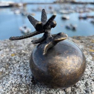 Cremation Urn Dragonfly For Ashes Memorial Bronze Sculpture