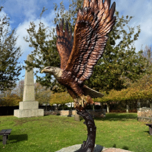 Flying Eagle With Fish Raptor Bird Of Prey 1