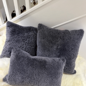 Graphito Suede Back Square Cushions Luxury Interior Furnishings | Guernsey Treasures