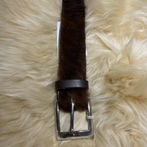 Nero Black Cow Cowhide Belt: Sml / Med / Lge By Guernsey Treasures