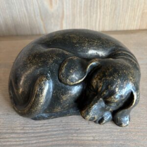 Dog Rest In Peace Cremation Memorial Mini Urn 6 | Avant Garden Bronzes