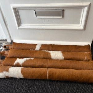 Guernsey Cow Cowhide Draft Excluder Unique Interior By Guernsey Treasures