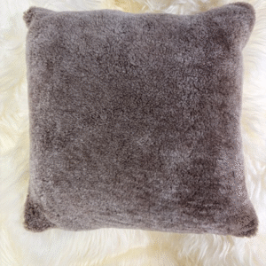 Taupe 40x40 Suede Back Square Cushions Luxury Interior Furnishings By Guernsey Treasures