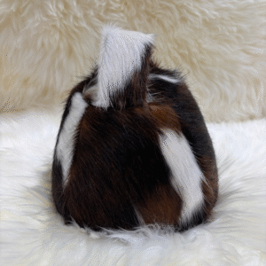 Tri-Colour Cow Cowhide Dumbell Doorstop Exclusive Furnishings By Guernsey Treasures