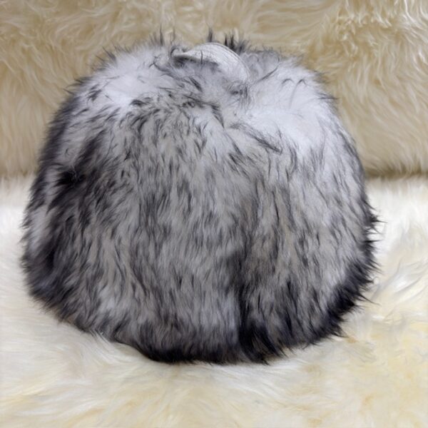 Dumbbell Doorstop Black Tipped Long Haired Sheepskin Interior Furnishings By Guernsey Treasures