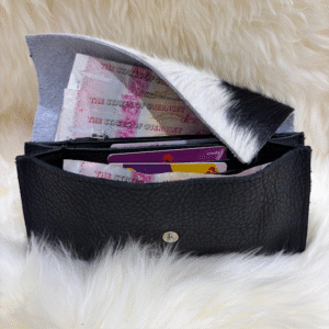 Holstein Friesian Cowhide Purse Large by Guernsey Treasures