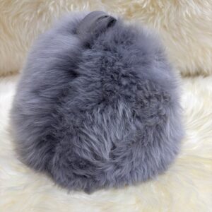 Dumbbell Doorstop Long Haired Navy Sheepskin Interior Furnishings By Guernsey Treasures