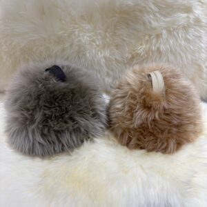 Dumbbell Doorstop Long Haired Blonde Sheepskin Interior Furnishings By Guernsey Treasures - Image 2