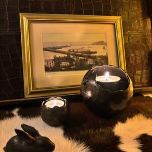 Cat Paws & Mini Candle Holder Memorial Cremation Urn 2 | Avant Garden Bronzes